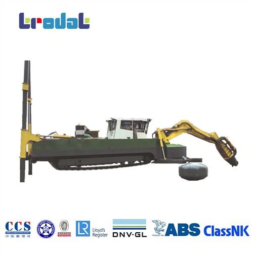Draga de excavadora anfibia multipropósito