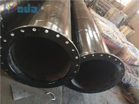 Descarga de tubo de acero de barro para draga