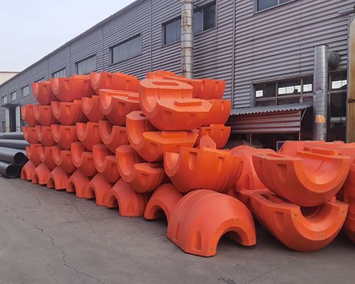 Customized Dredger Floater For Discharging Mud Dredging Pipe