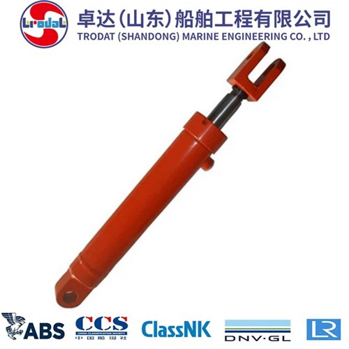 Engranaje de dirección del cilindro hidráulico marino