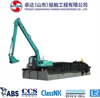 {{0}}.15m³0.25m³0.5m³ Draga de balde con retroexcavadora